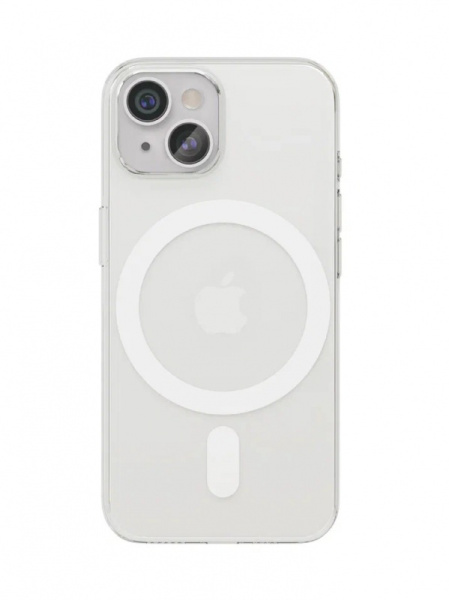 Чехол защитный "vlp" Diamond Case с MagSafe для iPhone 15, прозрачный